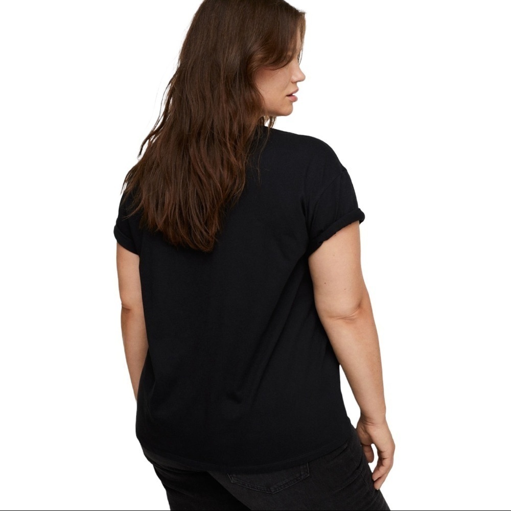 Mango Mickey Mouse black T-shirt New - Picture 3 of 12